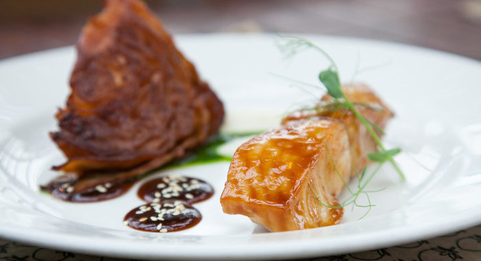 Зубатка с капустой