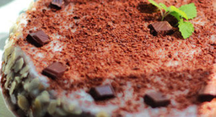 Торт с черникой