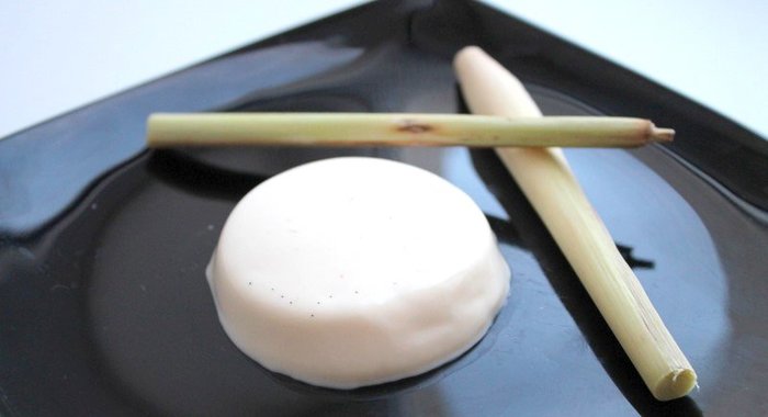 Панна котта в азиатском стиле