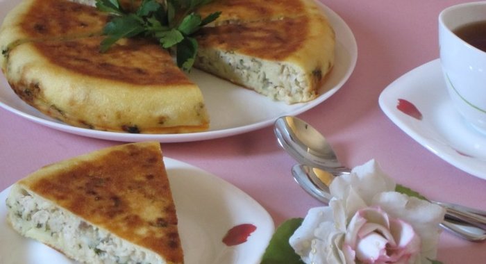 Мясной пирог в мультиварке