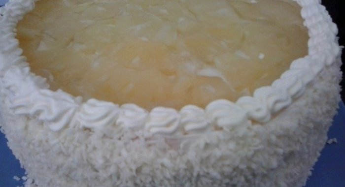 Ананасовый торт