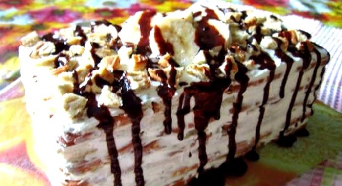 Торт из печенья