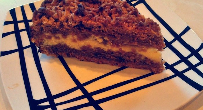 Творожный пирог с шоколадом