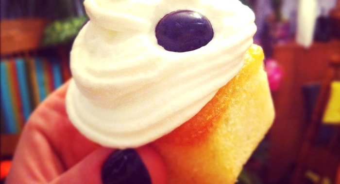 Капкейки с голубикой