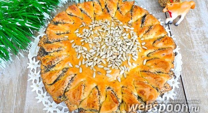 Пирог-подсолнух