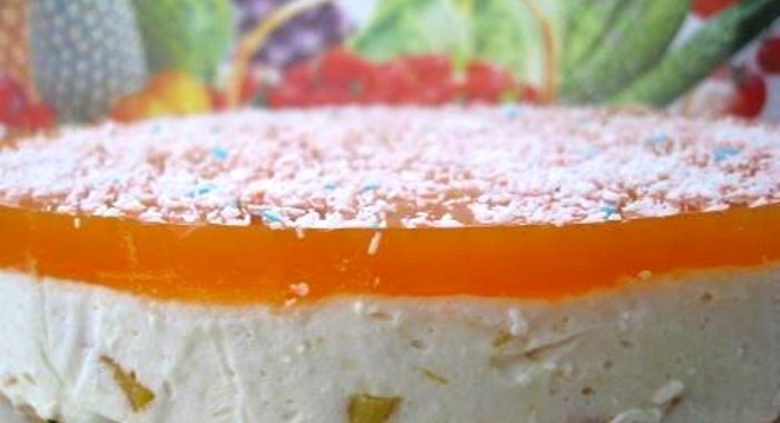 Персиковый торт