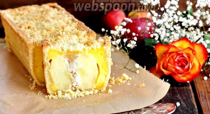 Пирог с целыми яблоками