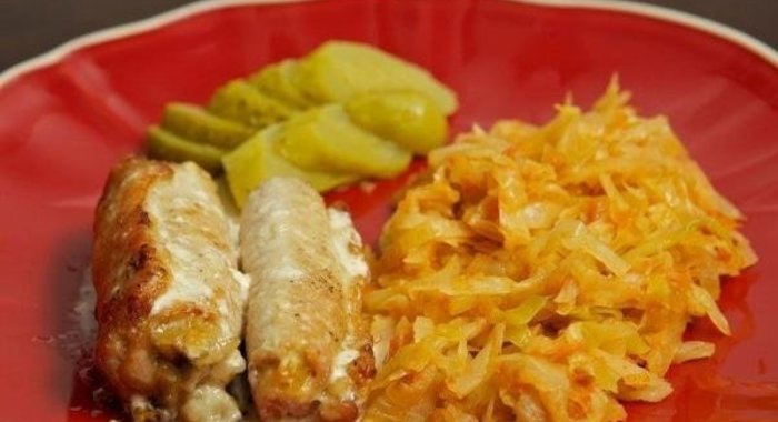 Мясной рулет на пару