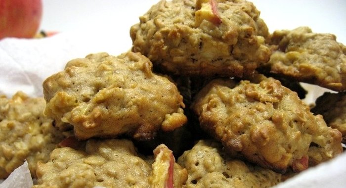 Овсяное печенье с яблоками
