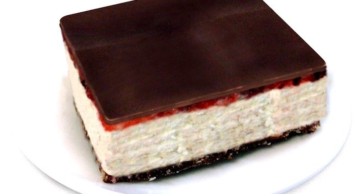 Австралийский чизкейк с фруктовым джемом