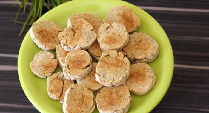 Постное банановое печенье