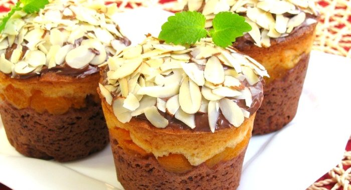 Маффины с абрикосами