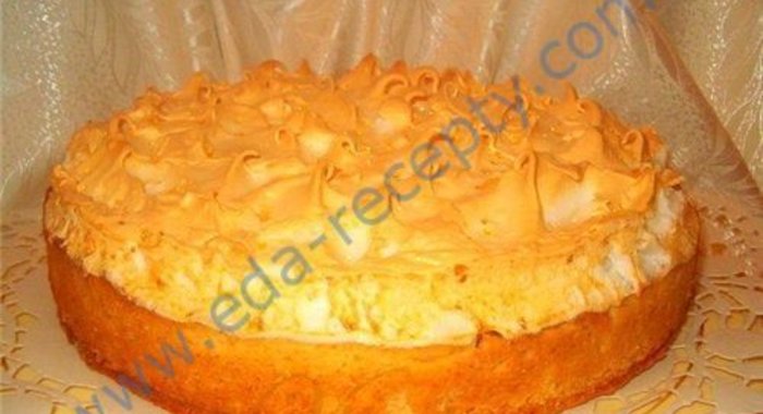 Пирог яблочный Нежный