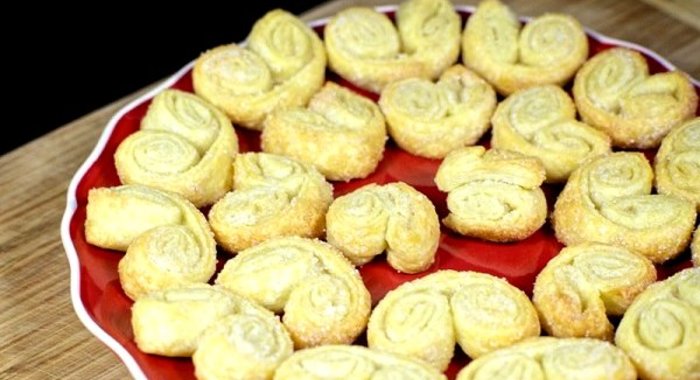 Берлинское печенье из слоеного теста