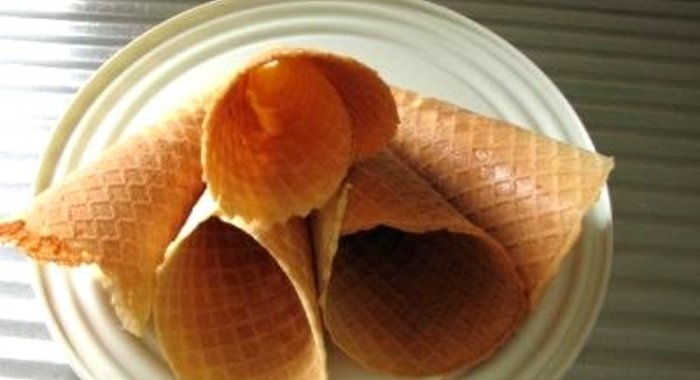 Вафельный рожок