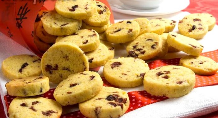 Печенье с сушёной клюквой