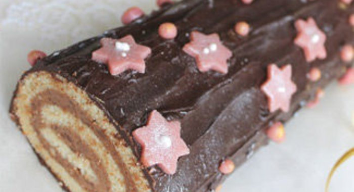 Торт-полено Рождественская сказка