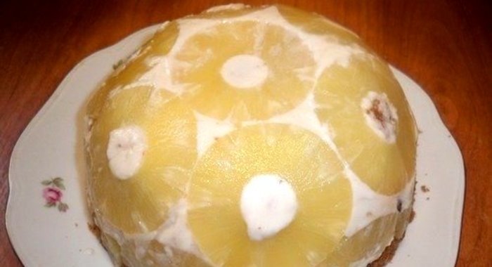 Торт Мячик без выпечки