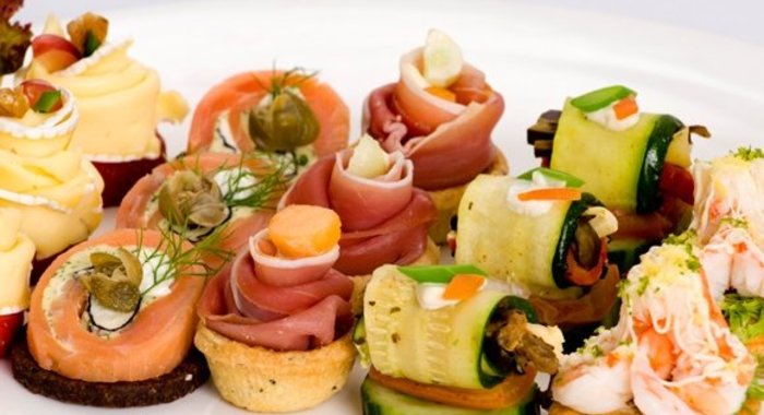 Канапе на свадьбу