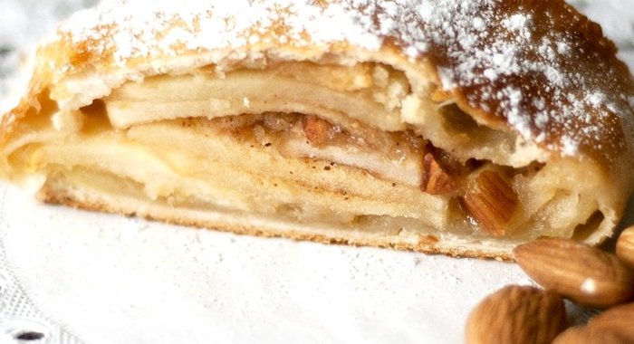 Незатейливый яблочный штрудель