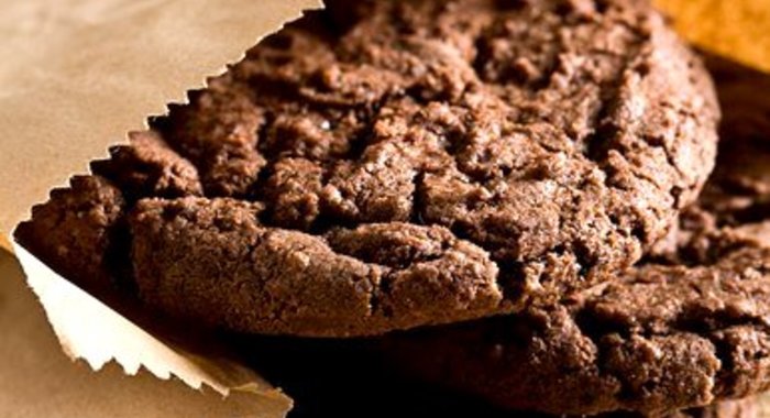 Шоколадно-кофейное воздушное печенье