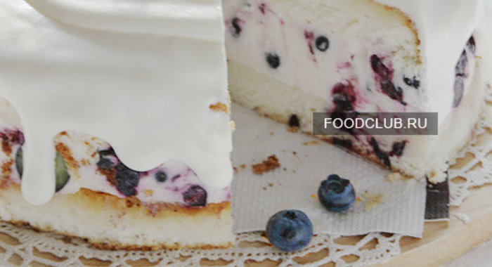 Торт-суфле с ягодами