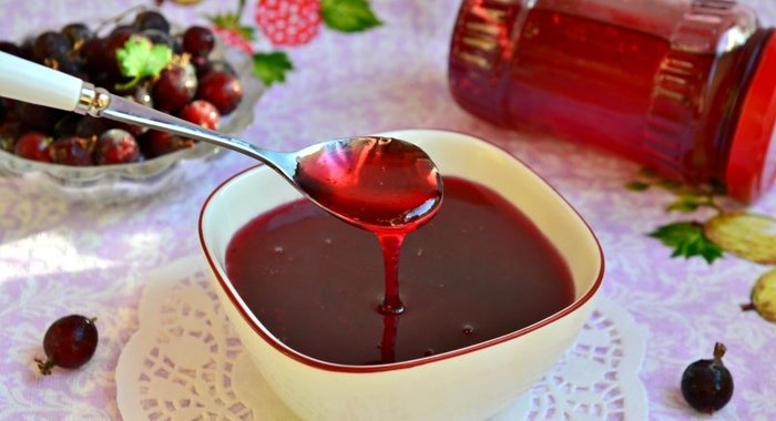 Джем из йошты с мятой на зиму