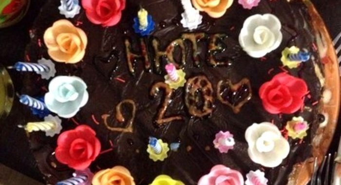 Торт коржевой с заварным кремом и фруктами