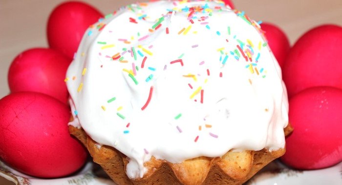 Бездрожжевой кулич