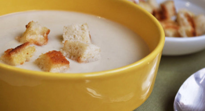 Крем-суп из цветной капусты с дор блю