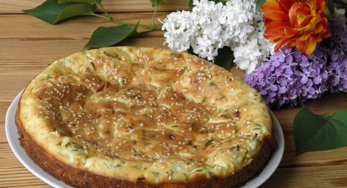 Ленивый пирог с капустой