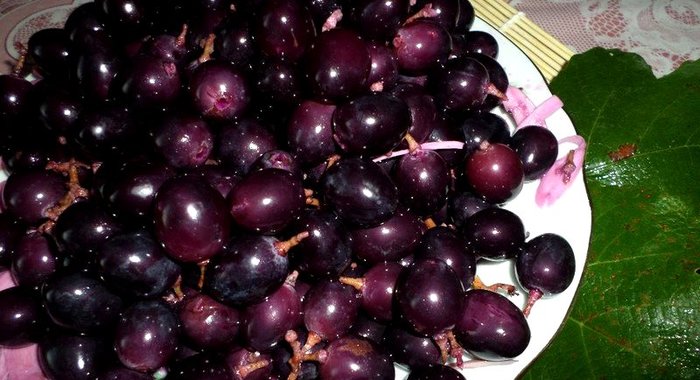 Моченый виноград с хреном