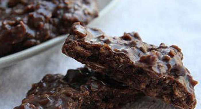 Шоколадно-овсяное печенье без выпечки