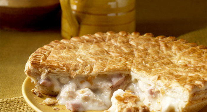 Пирог с курицей в духовке