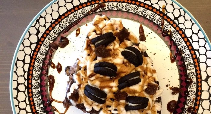 Сметанный торт с кремом из сливочного сыра