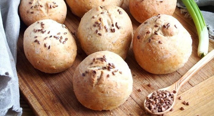 Гречневые булочки