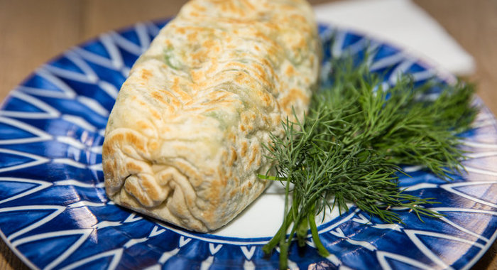 Пишлок-гумма с сыром и зеленью