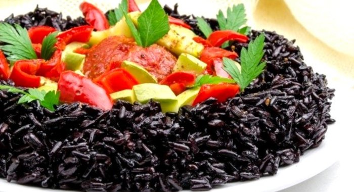 Дикий рис с овощами в мультиварке