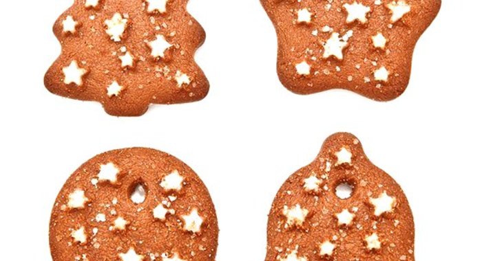 Рождественское шоколадное печенье