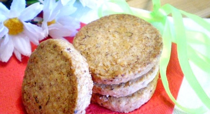 Песочное печенье с орехами