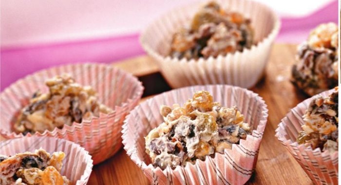 Печенье из белого шоколада