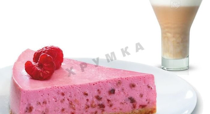 Малиновый чизкейк без выпечки