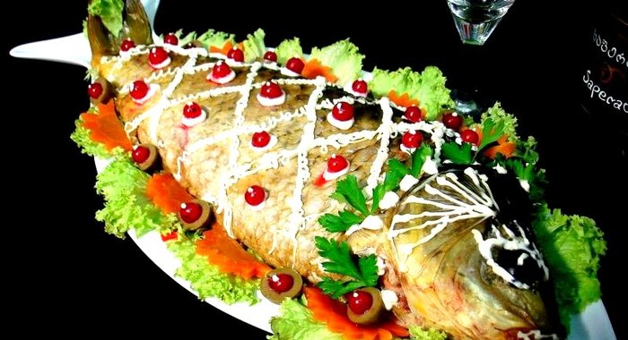 Карп фаршированный