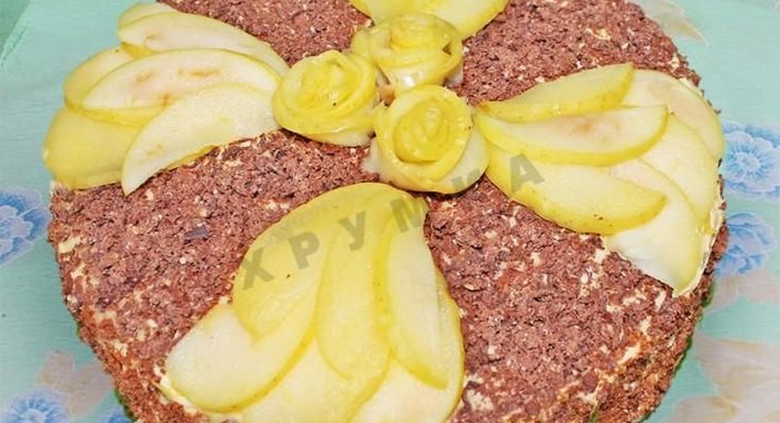 Торт Королевский с маком орехами изюмом