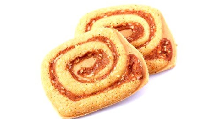 Творожное печенье с орехами