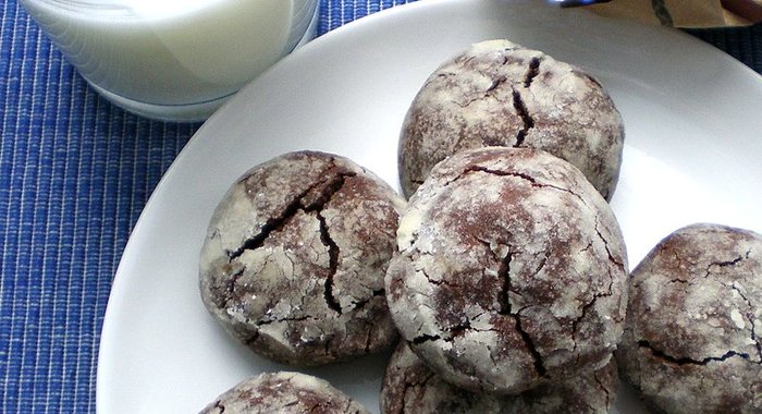 Шоколадное печенье с кофе