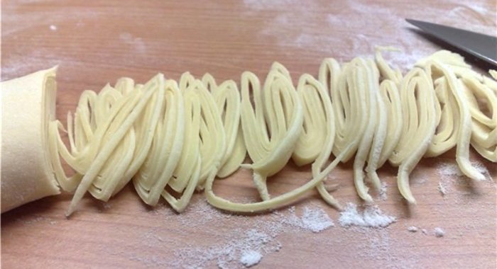 Тесто для домашней лапши