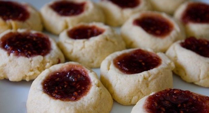 Малиновое печенье