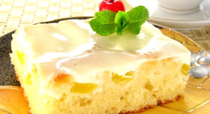 Персиковый пирог