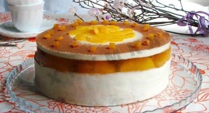 Торт Нежный персик